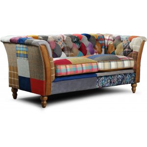 Ruthin 2-personers sofa - Patchwork