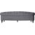 Oxford deluxe 3-personers sofa i grt fljl