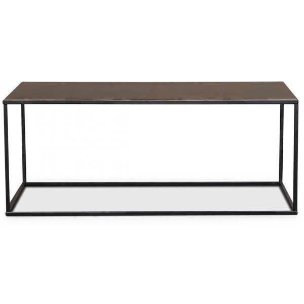 Mio Sofabord 120 x 60 cm - Brun egefiner / Sort