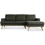 Ventura sofa med ben ende - Mrkegrn - Hjre