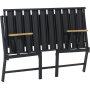 Lotus 2-personers udendrs sofa - Sort/beige