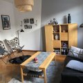 Kundebillede Flagermus lænestol Marais Kelim - Hvid / Sort