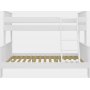 Alba kjeseng med opredning 90/120 x 200 cm - Hvid