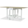 Signum Bankebord - Hvid/Eg