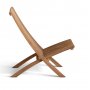 Shelby teak lnestol foldestol