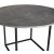 Sintorp spisebordsst, rundt spisebord 115 cm inkl. 4 stk. Orust sorte pindestole - Beton (Laminat) + Pletfjerner til mbler