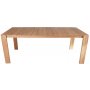 Spisest med 8 stole og spisebord 210 x 90 cm massiv teak - Salt