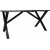 Spisebord Scottsdale 150 cm - Sort + Mbelplejest til tekstiler