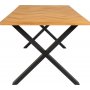 Bordeaux spisebord 200 x 95 cm - Sildebensmnstret eg