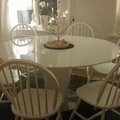 Kundebillede Cecilia rundt spisebord Ø150 cm - Hvid (højglans)