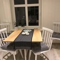 Kundebillede Signum Bankebord - Hvid/Eg