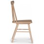 Sintorp spisebordsst, rundt spisebord 115 cm inkl. 4 hvidolierede Orust pindestole - Hvid marmor (Laminat)