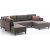 Belen u-seng sofa - Brun