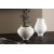Rellis vase 18 x 18 cm - Sort/Hvid
