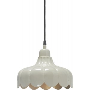 Wells loft/vindueslampe - Beige/guld - 24 cm