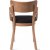 Solid stel stol med polstret sde - Valgfri farve p stel og polstring