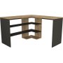 Stylo hjrne skrivebord 120/120x45 cm - Safir/antracit