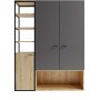 Limbo garderobe 602 - Antracit/eg