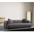 Puffy 3-personers sofa - antracit