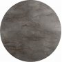 Mens udtrkbart spisebord 100x168 x 100 cm - Mrkebrun marmorlaminat