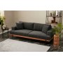 Liva 3-personers sofa - antracit