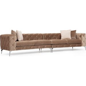 Como 4-personers sofa - Brun