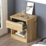 Luvio sengebord 26 - Eg/sort