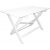 Knohult spisebord 125 cm - Hvid + Pletfjerner til mbler
