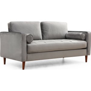 Rom 2-personers sofa - Lysegr