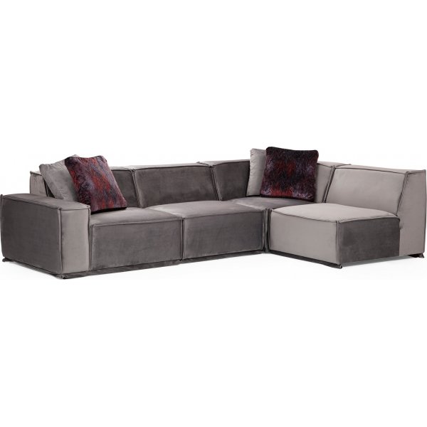 Lego hjrnesofa 190 cm hjre - Gr