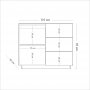 Lody skab 110 cm - Tr