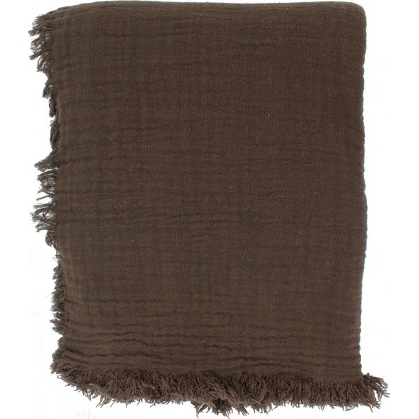 Ella sengetppe/plaid 150 x 250 cm - Brun