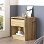 Luvio sengebord 26 - Eg/sort