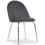Plaza spisegruppe, marmorbord med 4 Plaza fljlsstole - Gr / Sort / Krom