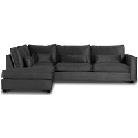 Adore Loungesofa XL åben ende til venstre - Sølvgrå (fløjl) Adore Loungesofa XL åben ende til venstre - Sølvgrå (fløjl)