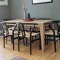 Kundebillede Sunda spisebordsstol - Sort/snoresæde