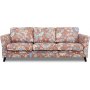 Eker 3-personers sofa i blomstret stof - Eden Parrot Terracotta