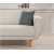 Berjer 3-personers sovesofa - Creme/eg